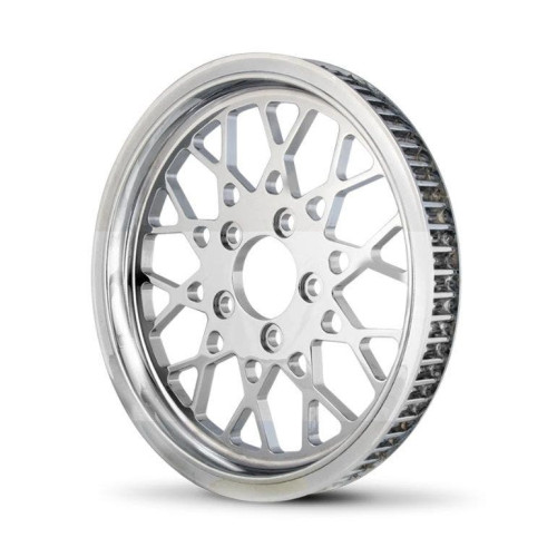 PartzBiz HD: 4418522-DNA Super Spoke Chrome 66 Tooth X 1” รอกหลัง Superspoke Custom Harley HD - M-PL-0166
