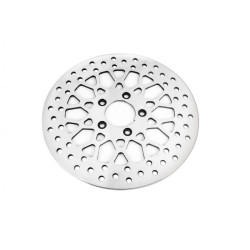 PartzBiz HD M-RT-1162 - DNA Mesh Polished Rear 11.8 Disc Rotor Package Harley Touring FLH/T | M-RT-1162