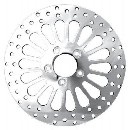 PartzBiz HD: 4418490-DNA Polished Super Spoke Single Rear 11.5 Disc Rotor 00-15 Harley Softail XL Dyna