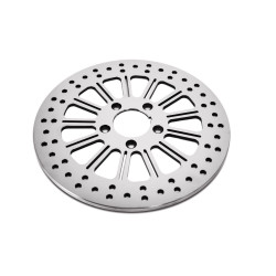 PartzBiz HD M-RT-3060 - DNA Polished "Thirteen" 11.5" Front Brake Rotor for 84-18 Harley-Davidson Models