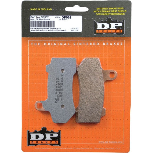 PartzBiz HD: 4418430-DP เบรค Sintered โลหะผ้าเบรคหน้าและหลังสำหรับ Harley FLH/T 08-16 Repl OEM 41854-08