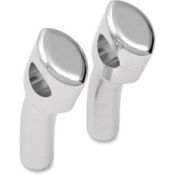 PartzBiz HD DS06020469 - Drag 0602-0468 Chrome 1 1/2" Bar Big Buffalo 5.5" Risers 1" Pullback Pair Metric 0602-0469 06020469
