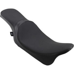PartzBiz HD DS08011269 - Drag 0801-1269 Predator 2-Up Seat Solar Reflective Smooth Leather FLH/T 08-Up 0801-1269 08011269 Harley-Davidson Electra Glide Road Glide Road King Street Glide Tri Glide FLHT FLHR FLTR FLHX