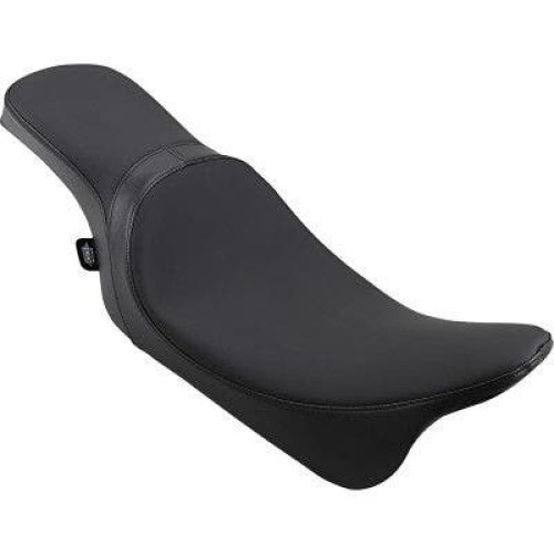 PartzBiz HD: 4418405-Drag 0801-1269 Predator 2-Up Seat Solar Reflective Smooth Leather FLH/T 08-Up 0801-1269 08011269 Harley-Davidson Electra Glide Road Glide Road King Street Glide Tri Glide FLHT FLHR FLTR FLHX