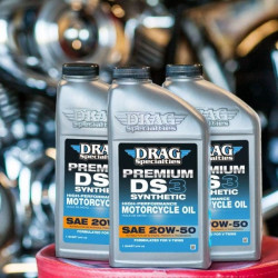 PartzBiz HD DS36010775 - Drag 1 US Quart DS3 Premium Full Synthetic 20W-50 Motorcycle Oil for V-Twin