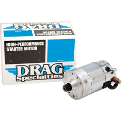 PartzBiz HD DS801006 - Drag 1.4kw Chrome High Performance Hitachi Starter Harley Pre-89 Big Twin | 80-1006 Repl OEM 31570-73