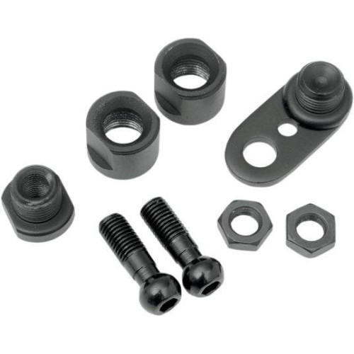 PartzBiz HD: 4418341-Drag 2020-0416 Black Turn Signal Swivel Kit Repl. 68185-00 Harley 00-18