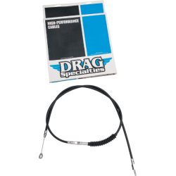 PartzBiz HD DS06521387 - Drag 62" High-Efficiency Black Vinyl Clutch Cable OE Rpl 38664-00 Harley 87-06