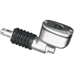 PartzBiz HD DS78053043 - Drag 7805-3043 Chrome Rear Brake Master Cylinder 00-11 Harley Touring Softail