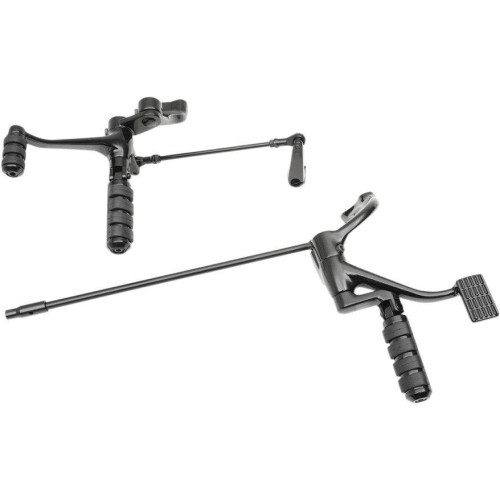 PartzBiz HD: 4418314-Drag Black 2" Extended Position Forward Controls for Harley Sportster 14-15 | 1622-0489