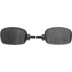 PartzBiz HD DS16210723 - Drag Black 3" Floorboards Rubber Pads w/ Male Peg Mounts for Harley or Metric | 1621-0723