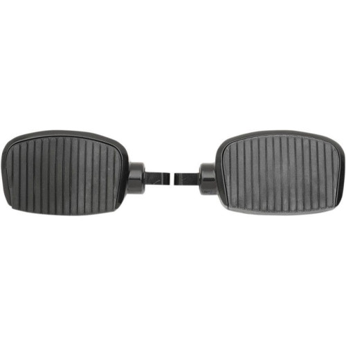 PartzBiz HD: 4418315-Drag Black 3" Floorboards Rubber Pads w/ Male Peg Mounts for Harley or Metric | 1621-0723