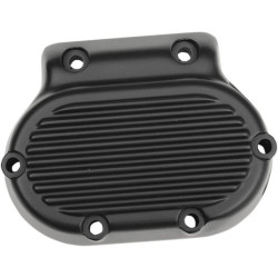 PartzBiz HD DS11070355 - Drag Black 5 Speed Transmission End Side Cover Harley Touring Softail Dyna 87-06 - 1107-0355