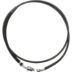 PartzBiz HD DS06610002 - Drag Black Braided Stock Length Hydraulic Clutch Line Cable CVO & 14-16 FLH | 0661-0002