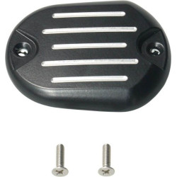 PartzBiz HD DS06110187 - Drag Black Front Brake Master Cylinder Cover with Gasket Harley Sportster 04-18