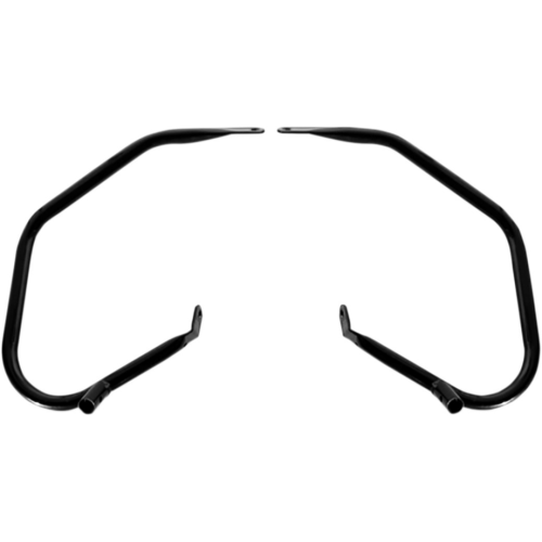PartzBiz HD: 4418223-Drag Black Saddlebags Guards Support Kit OE Repl 4917909 Harley Touring 09-13