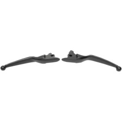 PartzBiz HD DS06101954 - Drag Black Smooth Hand Brake & Hydraulic Clutch Levers 17-18 Harley Touring 0610-1954