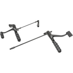 PartzBiz HD DS16220487 - Drag Black Standard Position Forward Controls for Harley Sportster 14-15 | 1622-0487
