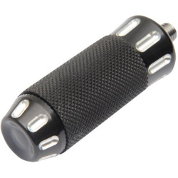 PartzBiz HD DS16030286 - Drag Black w/ Cut Billet Shift or Brake Peg for Harley or Custom Motorcycle (EA)
