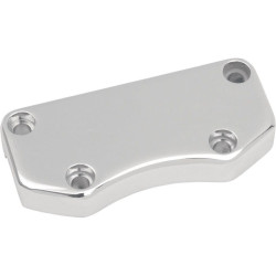 PartzBiz HD DSDS290651 - Drag Buffalo Smooth Chrome Handlebar 1" Riser Clamp Harley 3 1/2" Offset Holes | Drag Specialties