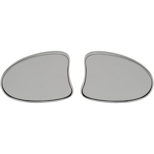 PartzBiz HD: 4418144-Drag Chrome Deluxe Fairing Mount Mirrors for Harley FLHX Batwing Models 14-17 | 0640-1096
