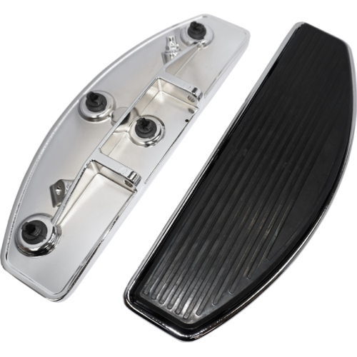 PartzBiz HD: 4418145-Drag Chrome Driver Floorboards Harley M8 Softail 18-Up