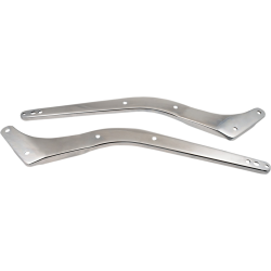 PartzBiz HD DS14110043 - Klock Werks WFB Benchmark Bagger Chrome Front Fender Blocks for Harley FLH 84-13 - KW05010100C