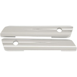 PartzBiz HD DS35011087 - Drag Chrome Saddlebag Hinge Billet Latch Covers for Harley 14-16 Touring | 3501-1087