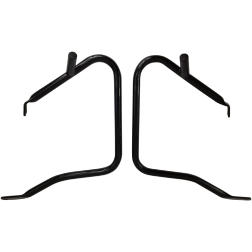 PartzBiz HD: 4418105-Drag Black Saddlebags Guards Support Kit OE Repl 90200791 Harley Touring 14-Up