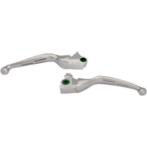 PartzBiz HD: 4418071-Drag Specialties 0610-1980 06101980 Chrome Slotted Wide Blade Lever Set 2017-2018 Harley Davidson Tri Glide FLHTCUTG & Freewheeler FLRT Trikes Touring Bagger Dresser H07-0604