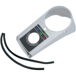 PartzBiz HD DSDS373694 - Drag Chrome Speedometer Speedo Dash Panel Cover Housing Kit 91-95 Harley Softail