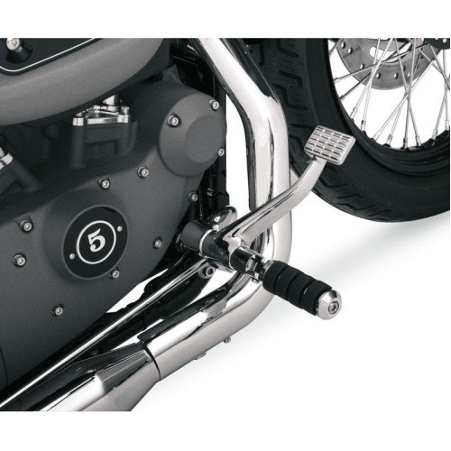 PartzBiz HD: 4418043-Drag Chrome Standard Position Forward Controls for Harley Sportster 04-13