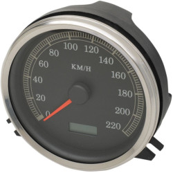 PartzBiz HD DS22100344 - Drag Electronic KM/H Speedometer Speedo OEM Replacement FL/FX FLHR FXDWG 99-03 | 2210-0344