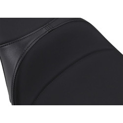 PartzBiz HD DS08011006 - Drag Extended Reach 2-Up Predator Seat Mild Stitched Harley Touring 08-Up