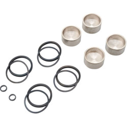 PartzBiz HD DSDS530480 - Drag Front/Rear Caliper Rebuild Kit OE Repl 44313-00 44313-01 Big Twin XL 00-07