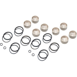 PartzBiz HD DSDS530480 x2 - Drag Front/Rear Caliper Rebuild Kit OE Repl 44313-00 44313-01 Big Twin XL 00-07