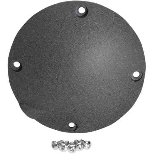 PartzBiz HD: 4417950-Drag Gloss Black Die Cast Domed Derby Cover 16-18 Harley FLHT/FLHX/FLTRS 1107-0556 11070556