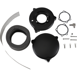 PartzBiz HD DS10102692 - Drag High Performance 6" Dragtron‚Ñ¢ II Black Air Cleaner Harley Big Twin XL 90-06