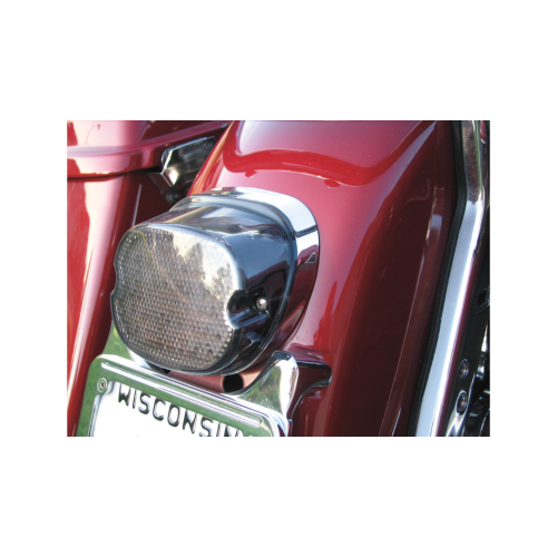 PartzBiz HD: 4417934-Drag LED Smoke Low Profile Bottom Tag Light Taillight for Harley Squareback Style 99-22 PartzBiz HD: 4417934-Drag LED Smoke Low Profile Bottom Tag Light Taillight for Harley Squareback Style 99-22