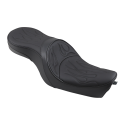 PartzBiz HD DS08040260 - Drag Low-Profile Touring Flame Stitch Black Seat 4 Harley 06-22 XL Models | 0 PartzBiz HD DS08040260 - Drag Low-Profile Touring Flame Stitch Black Seat 4 Harley 06-22 XL Models | 0