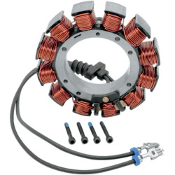 PartzBiz HD DS21120455 - Drag Magneto Alternator Stator for Harley FLH/T 99-01 Repl OEM 29987-99 | 2112-0455