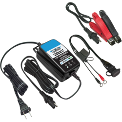 PartzBiz HD DS38070544 - Drag Optimate 1 Duo Drag Battery Maintainer Charger 12V Universal