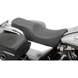 PartzBiz HD DS08010367 - Drag Predator 2-Up Solor Reflective Smooth Stitch Touring Seat Harley 97-07 FLHR | 0801-0367
