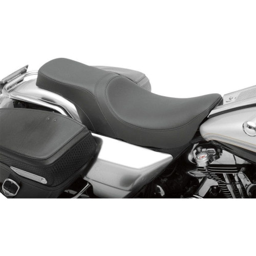 PartzBiz HD: 4417866-Drag Predator 2-Up Solor Reflective Smooth Stitch Touring Seat Harley 97-07 FLHR | 0801-0367