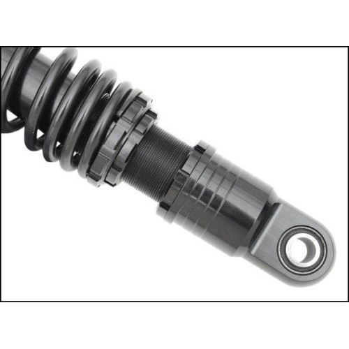 PartzBiz HD: 4417824-Drag Premium Ride-Height Black 12" Adjustable Rear Spring Shocks XL  | 1310-1194
