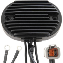 PartzBiz HD DS21121024 - Drag Premium Solid State Black Voltage Regulator Harley 01-06 Softail 74540-01 | 2112-1024