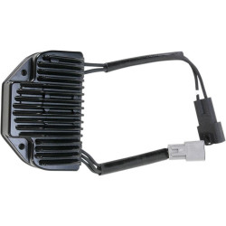 PartzBiz HD DS21121040 - Drag Premium Solid State Black Voltage Regulator Harley 04-05 Dyna Rep 74631-04 | 2112-1040