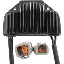 PartzBiz HD DS21121042 - Drag Premium Solid State Black Voltage Regulator Harley 06-07 Dyna Rep 74631-06 | 2112-1042