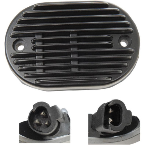 PartzBiz HD: 4417801-Drag Premium Solid State Black Voltage Regulator Harley 08-10 FXST FLST FXCW | 2112-1028