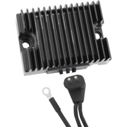 PartzBiz HD DS21121070 - Drag Premium Solid State Black Voltage Regulator Harley 84-88 EVO Repl 74513-82 | 2112-1070